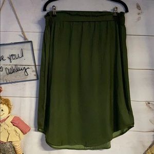 Elegant Green Women's Skirt